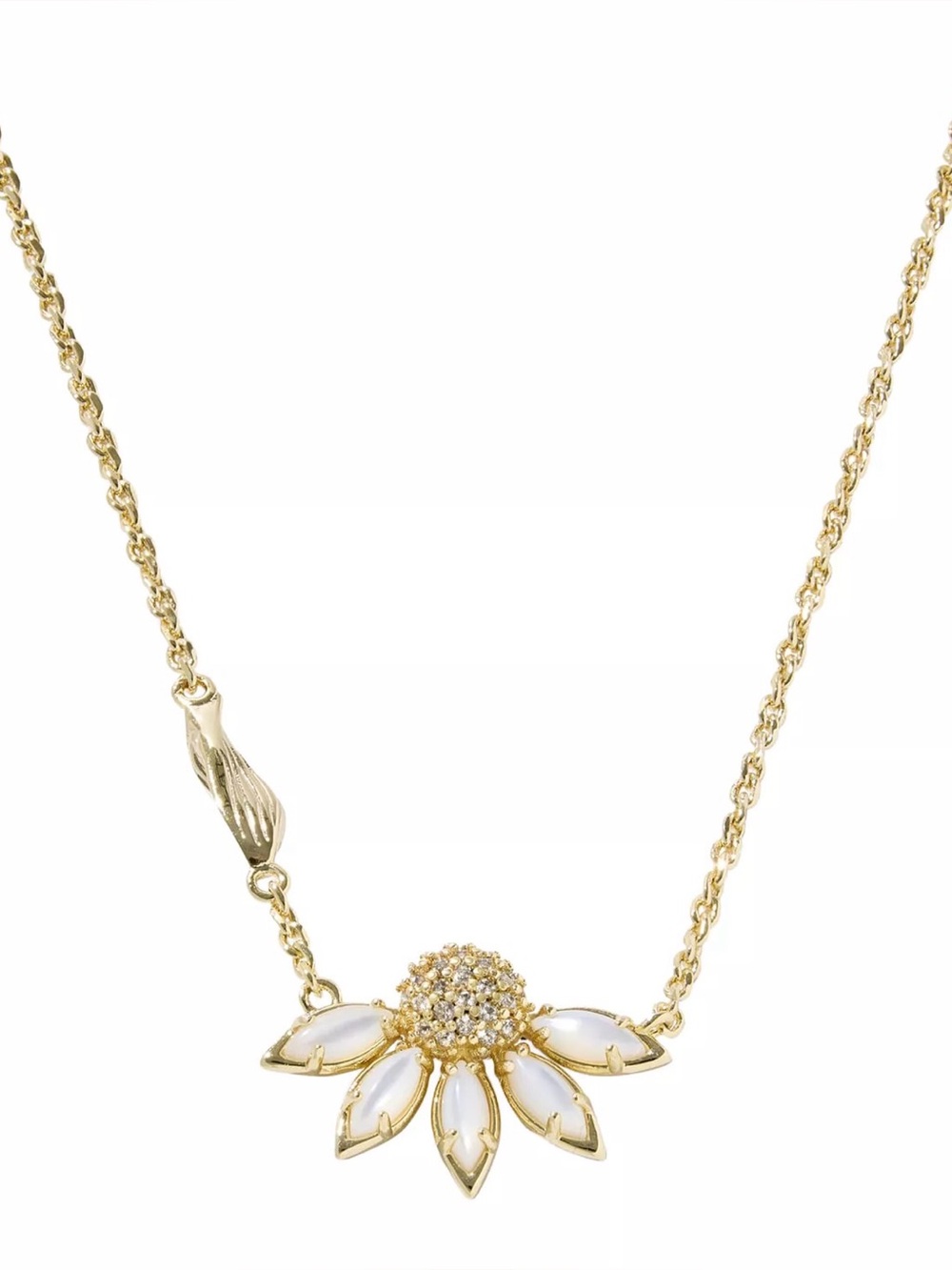 Kendra Scott Anya Flower Short Pendant Necklace in Mother of Pearl